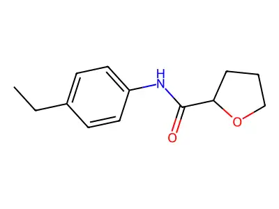 N-(4-ethylphenyl)oxolane-2-carboxamide structure