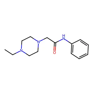 2-(4-ethylpiperazin-1-yl)-N-phenylacetamide structure