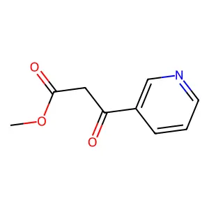 β-氧代-3-吡啶丙酸甲酯 structure