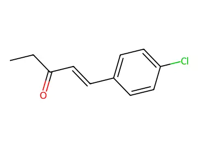 1-(4-Chlorophenyl)pent-1-en-3-one structure