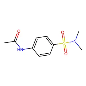 N-[4-[(二甲氨基)磺酰基]苯基]乙酰胺 structure