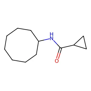 N-Cyclooctylcyclopropanecarboxamide structure