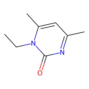 1-ethyl-4,6-dimethyl-2(1H)-pyrimidinone structure