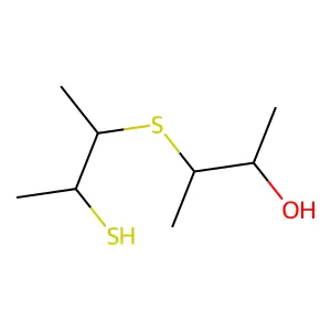 3-[(2-Mercapto-1-methylpropyl)thio]-2-butanol structure