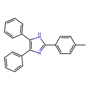 2-(4-methylphenyl)-4,5-diphenyl-1H-imidazole structure