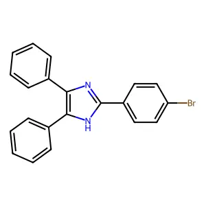 2-(4-Bromophenyl)-4,5-diphenyl-1H-imidazole structure