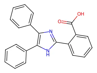 2-(4,5-diphenyl-1H-imidazol-2-yl)benzoic Acid structure