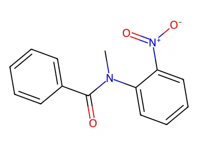 Benzamide, N-methyl-N-(2-nitrophenyl)- structure