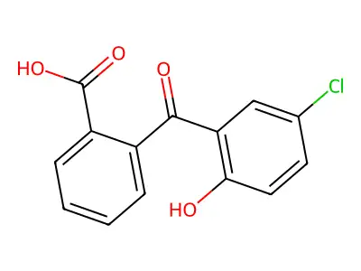 2-(5-Chloro-2-hydroxybenzoyl)benzoic acid structure