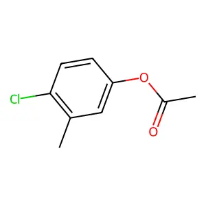 4-Chloro-3-methylphenyl acetate structure