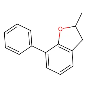 2-Methyl-7-phenyl-2,3-dihydrobenzofuran structure