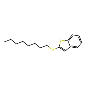 Benzo[b]thiophene, 2-(octylthio)- structure