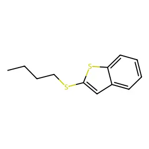 Benzo[b]thiophene, 2-(butylthio)- structure
