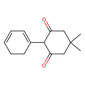 2-Cyclohexa-1,3-dien-1-yl-5,5-dimethylcyclohexane-1,3-dione structure