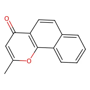 2-Methyl-4H-benzo[h]chromen-4-one structure