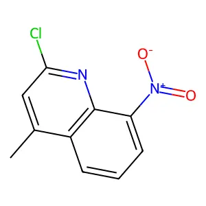 2-Chloro-4-methyl-8-nitroquinoline structure