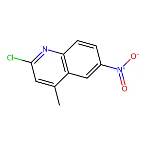 2-Chloro-4-methyl-6-nitroquinoline structure