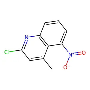 2-Chloro-4-methyl-5-nitroquinoline structure