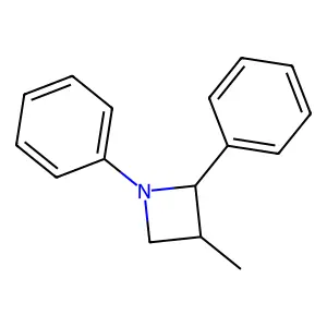 3-Methyl-1,2-diphenylazetidine structure