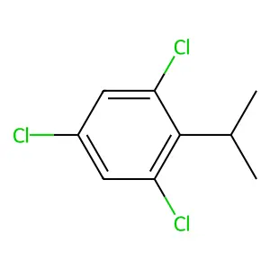 Benzene, 1,3,5-trichloro-2-(1-methylethyl)- structure