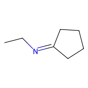 N-Cyclopentylideneethanamine structure