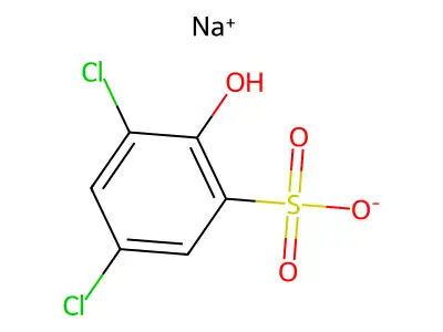 3,5-Dichloro-2-hydroxybenzenesulfonic acid structure