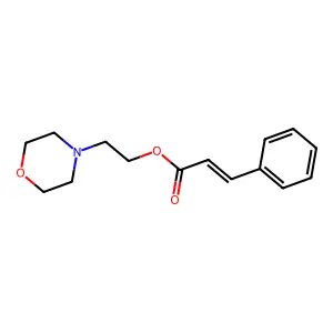 2-(4-Morpholinyl)ethyl 3-phenylacrylate structure