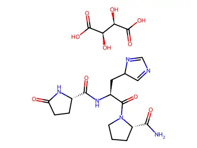 Protirelin tartrate structure