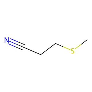 3-(Methylsulfanyl)propanenitrile structure