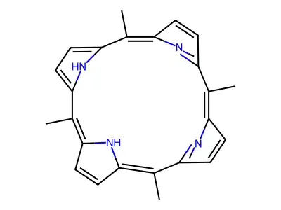 5,10,15,20-Tetramethyl-21H,23H-porphine structure