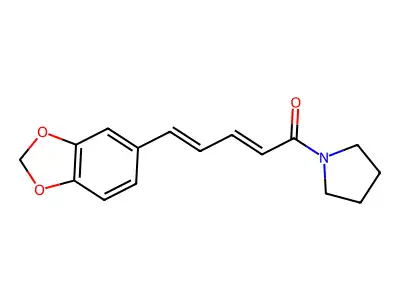 胡椒林碱 structure