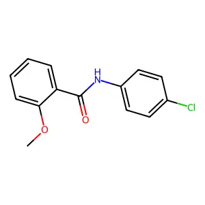 N-(4-Chlorophenyl)-2-methoxybenzamide structure