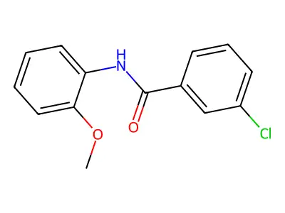 3-Chloro-2'-methoxybenzanilide structure
