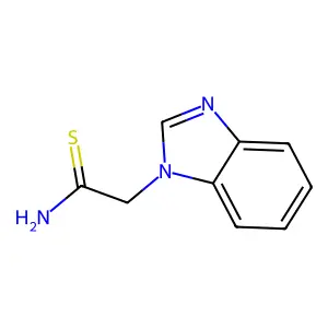 1h-Benzimidazole-1-ethanethioamide structure