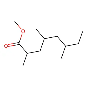 Methyl 2,4,6-trimethyloctanoate structure