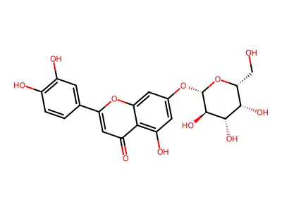 Luteolin 7-galactoside structure