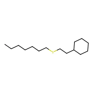 Cyclohexane, [2-(heptylthio)ethyl]- structure