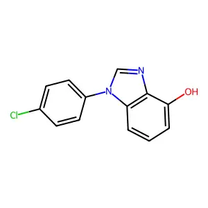 1-(4-Chlorophenyl)-1H-benzimidazol-4-ol structure