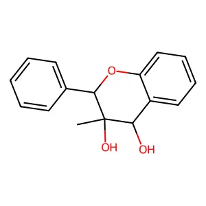 3,4-Dihydro-3-methyl-2-phenyl-2H-1-benzopyran-3,4-diol structure