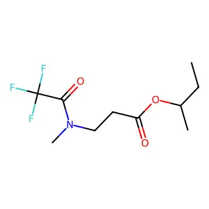 Sec-Butyl N-Methyl-N-(Trifluoroacetyl)-beta-Alaninate structure