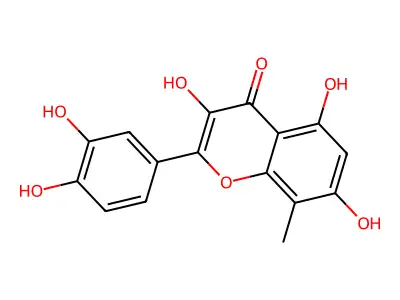 3,3',4',5,7-Pentahydroxy-8-methylflavone structure