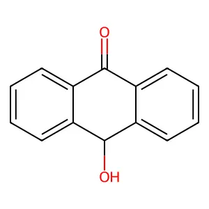 10-Hydroxyanthracen-9(10H)-one structure