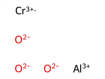 Aluminum;chromium(3+);oxygen(2-) structure