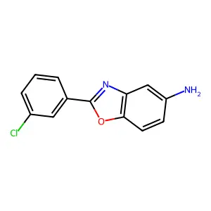 2-(3-Chlorophenyl)-1,3-benzoxazol-5-amine structure