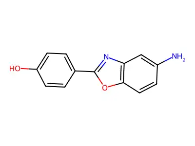 4-(5-Amino-benzooxazol-2-YL)-phenol structure