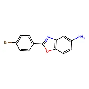 2-(4-Bromophenyl)-1,3-benzoxazol-5-amine structure