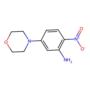 5-Morpholino-2-nitroaniline structure