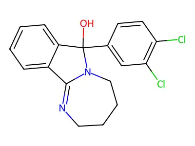 4-(3-(Trifluoromethyl)phenyl)-1-piperazineethanol structure