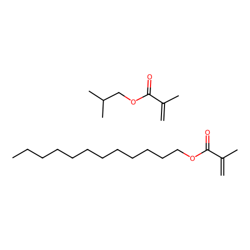 Dodecyl 2-methylprop-2-enoate;2-methylpropyl 2-methylprop-2-enoate structure