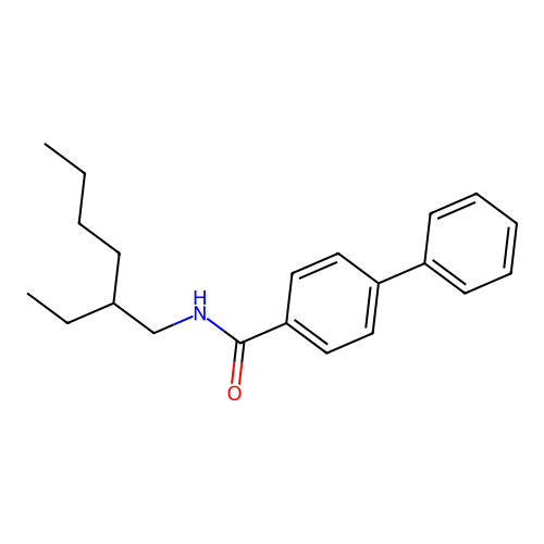 N-(2-ethylhexyl)-4-phenylbenzamide structure